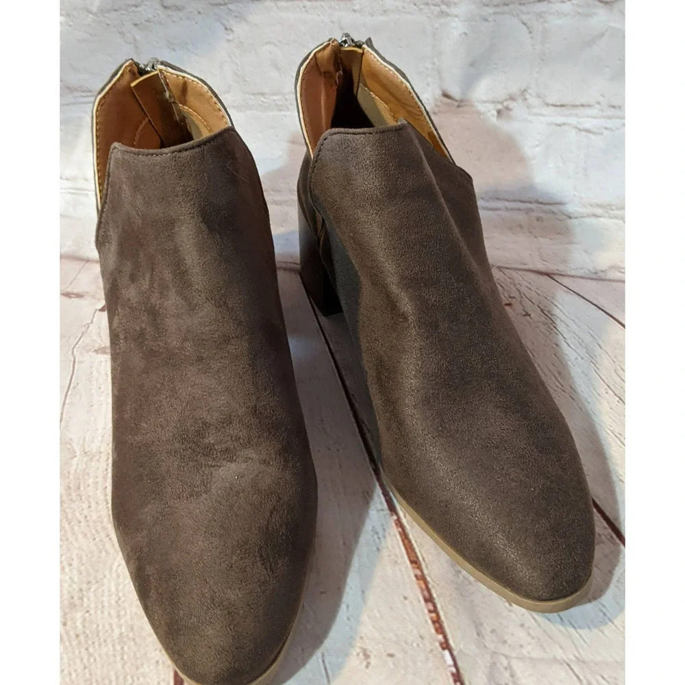 WILD DIVA D'ORSAY ANKLE BOOTS‎ NEW